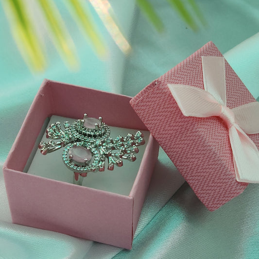 Mystique Diamond Pink Ring