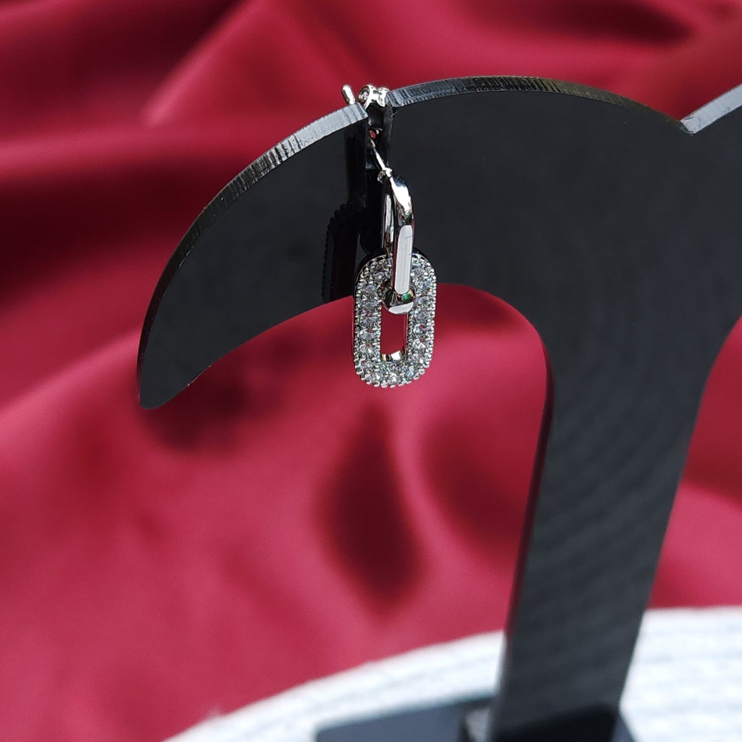 Sleek Silhouettes Silver Earrings